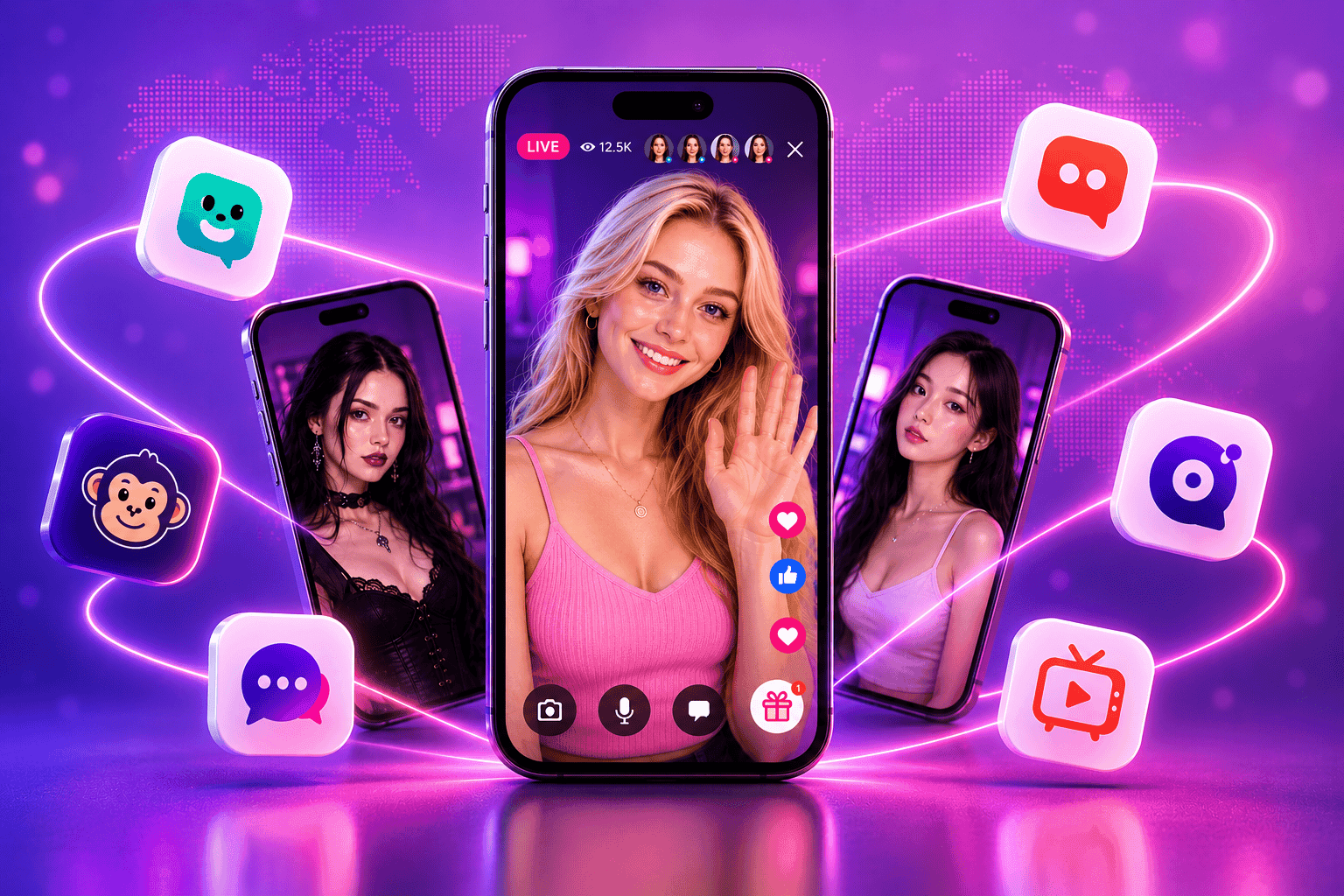 Best Azar alternatives in 2026 showing Tango app features including live video, gifts, and global community.
